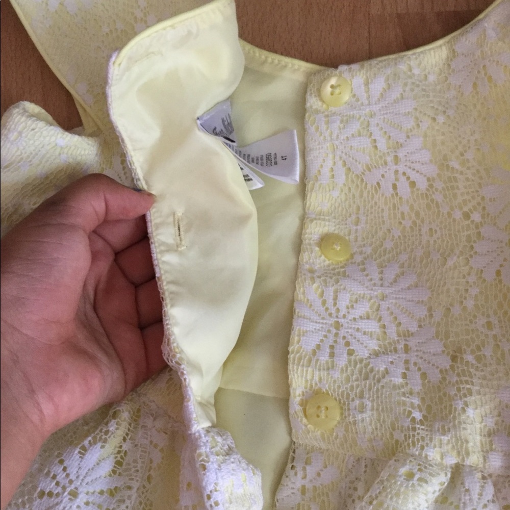 Jona michelle color yellow dress kids - Picture 3 of 5